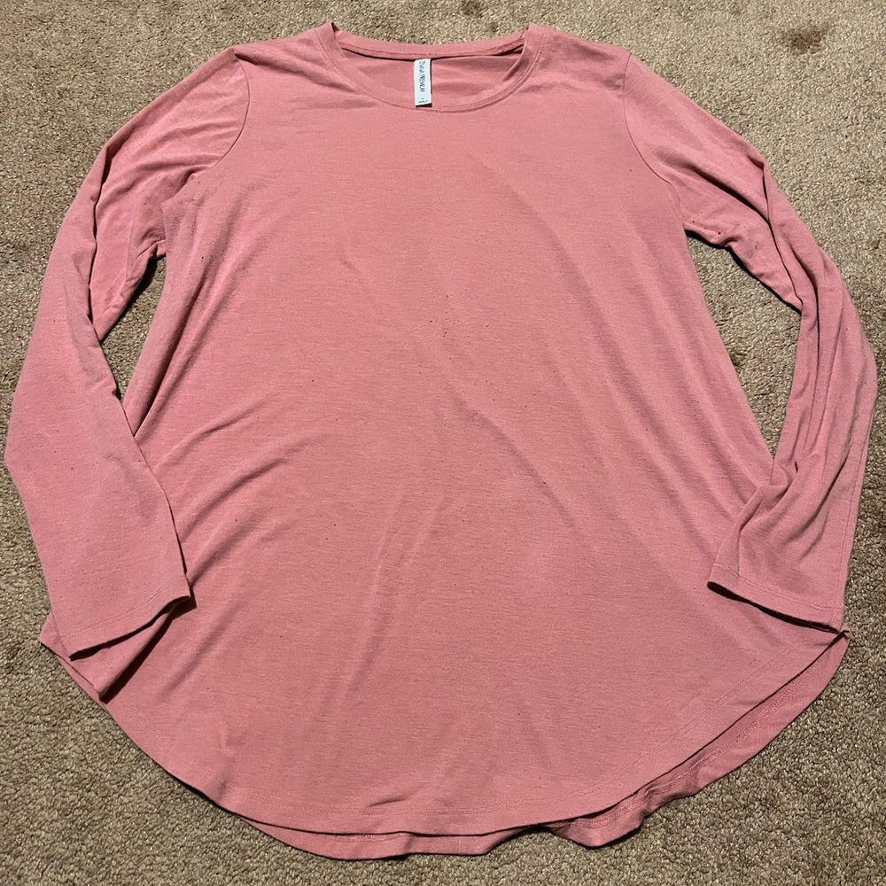 Zenana Premium Long Sleeve Shirt | Size Large